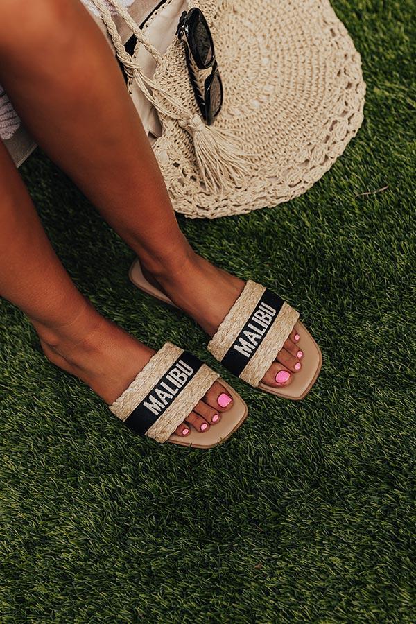 Malibu Raffia Woven Sandal Product Image