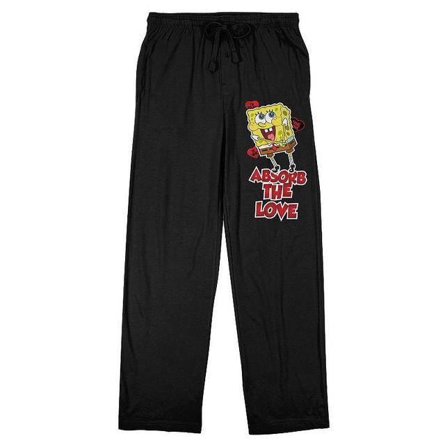 Mens Spongebob Squarepants Absorb The Love Sleep Pants Product Image