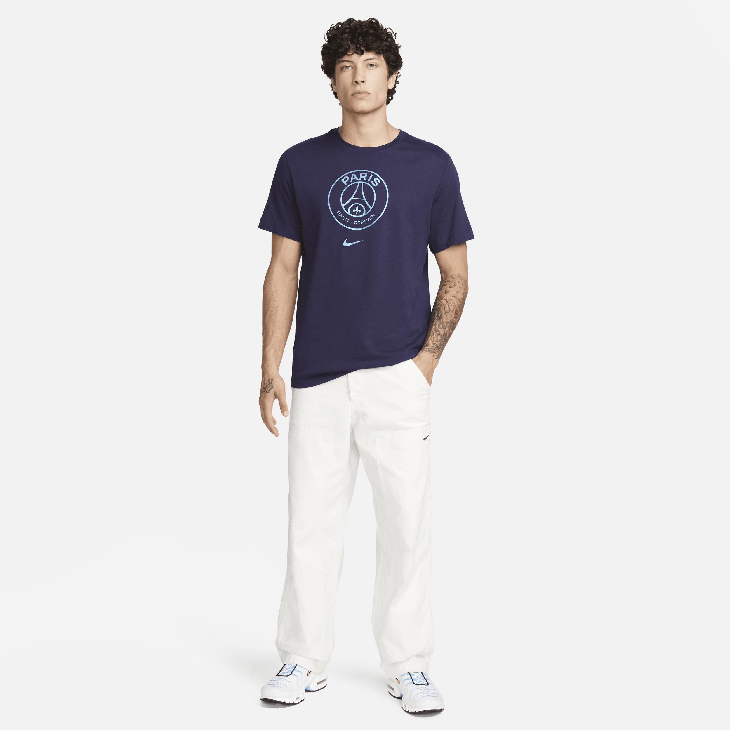 Mens Nike Navy Paris Saint-Germain Crest T-shirt Product Image