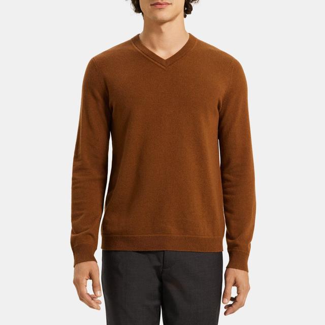 Cashmere V-Neck Sweater | Theory Outlet Product Image