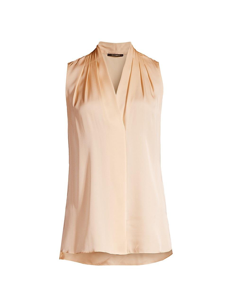 KOBI HALPERIN Mila Sleeveless Stretch Silk Blouse Product Image