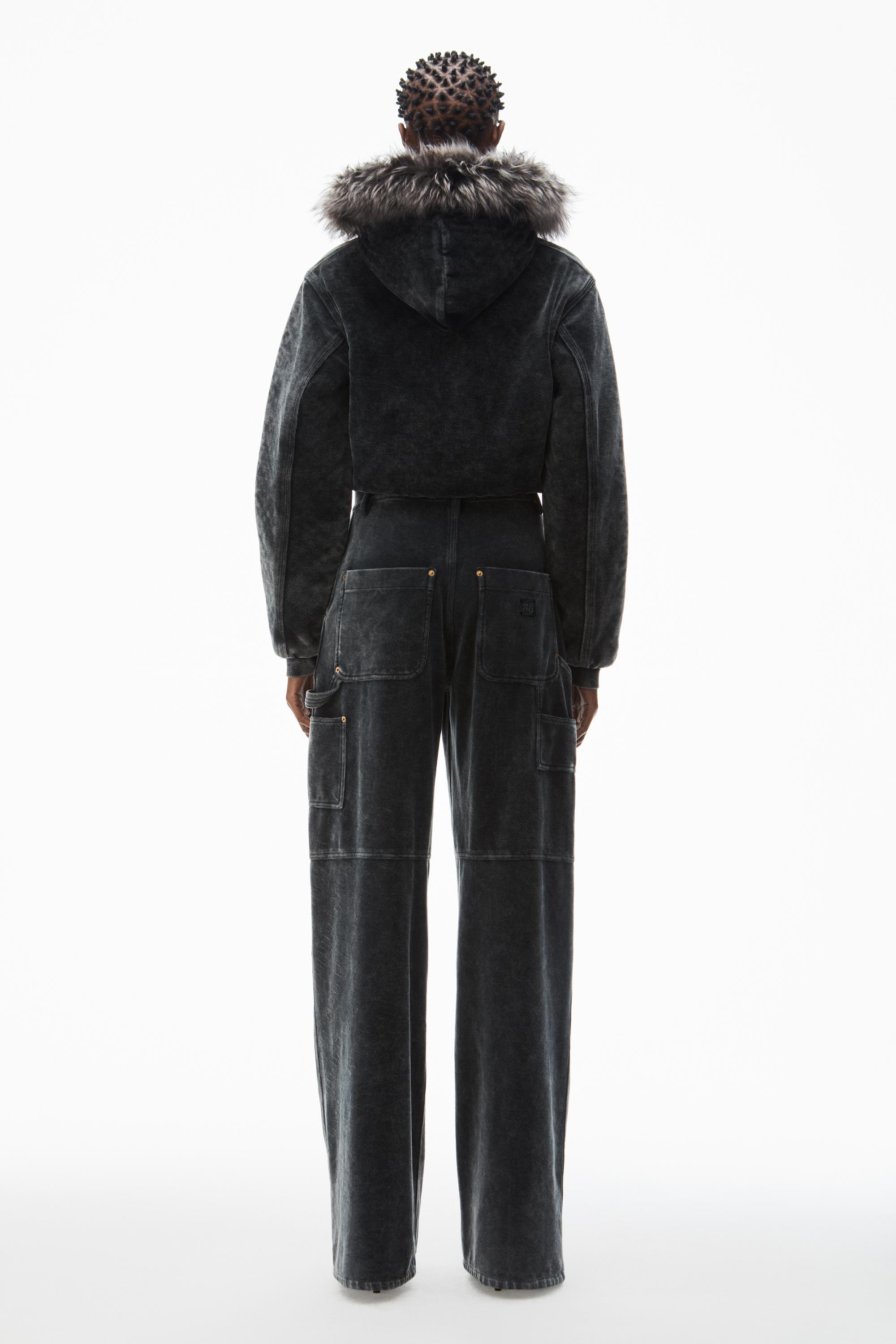 Workwear Pants In Crushed Velour Product Image