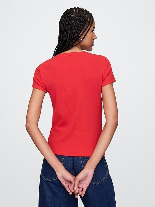 Modern Rib Cropped T-Shirt Product Image