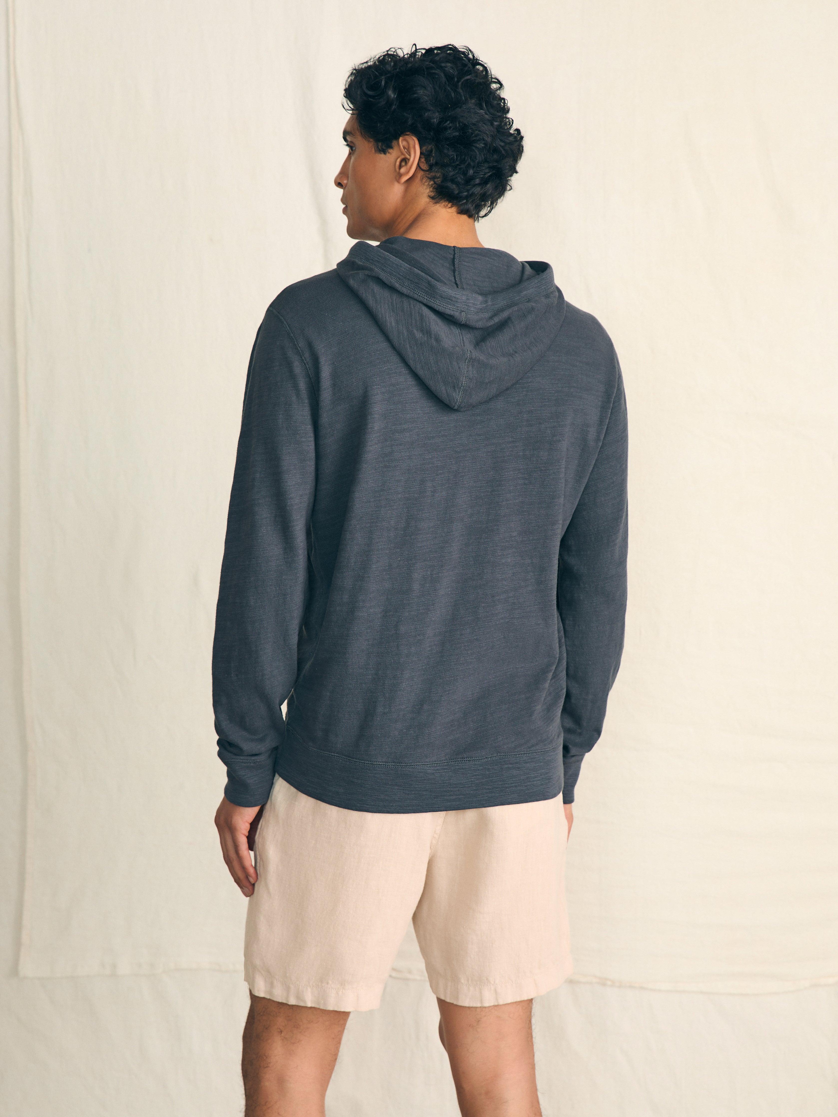 Surfrider Sunwashed Slub Hoodie - Graphite Male Product Image