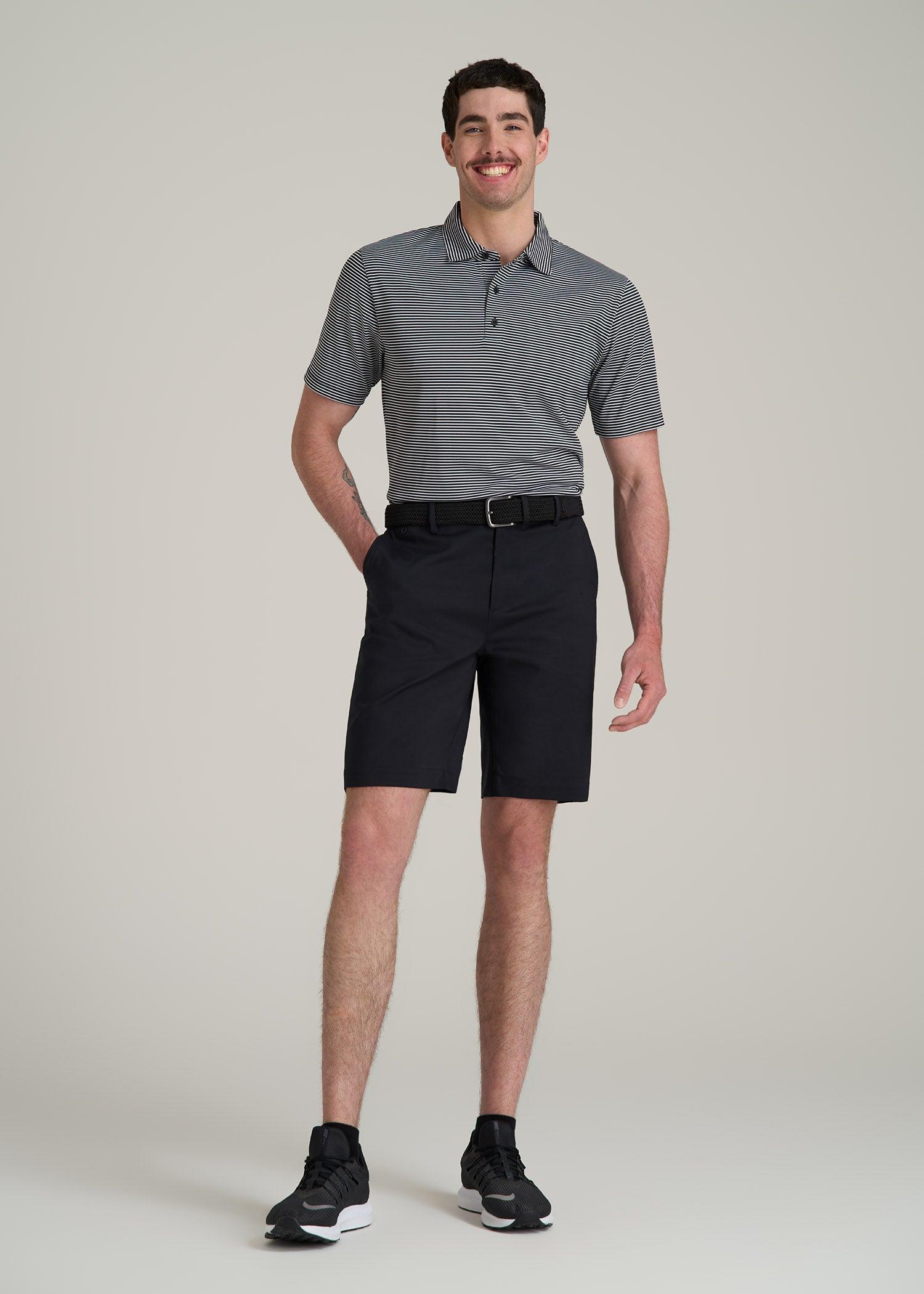 Tech Chino Shorts for Tall Men in Deep Navy Male Product Image