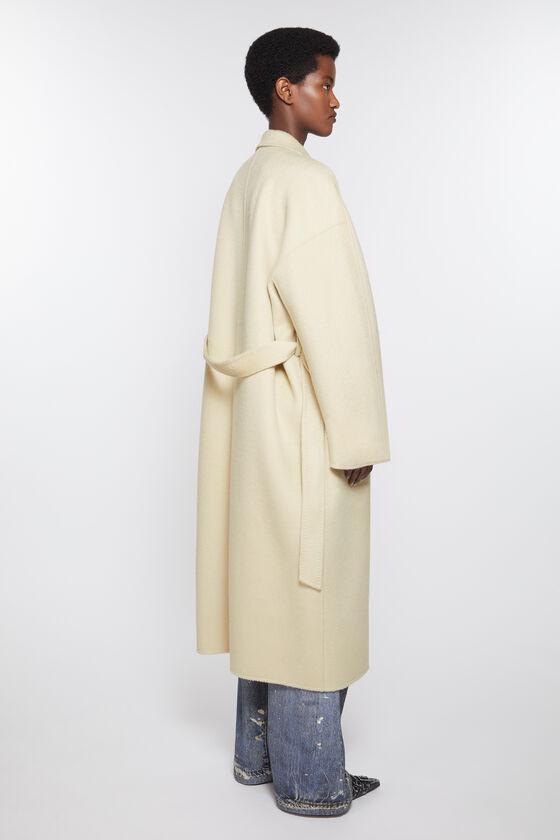 Double-breasted wool coat Product Image