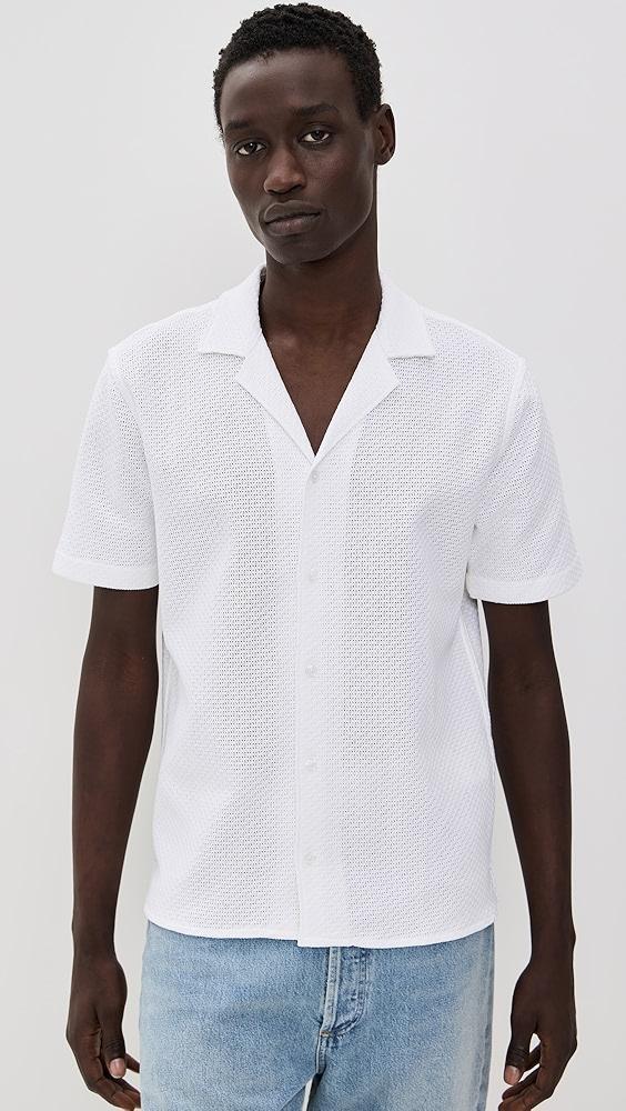 Orlebar Brown Maitan Open Weave Shirt | Shopbop Product Image