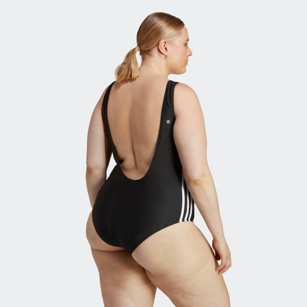 Adicolor 3-Stripes Swimsuit (Plus Size) Product Image