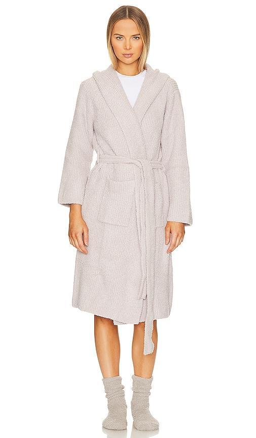 Barefoot Dreams Cozychic Solid Ribbed Hooded Lounge Cozy Robe Product Image