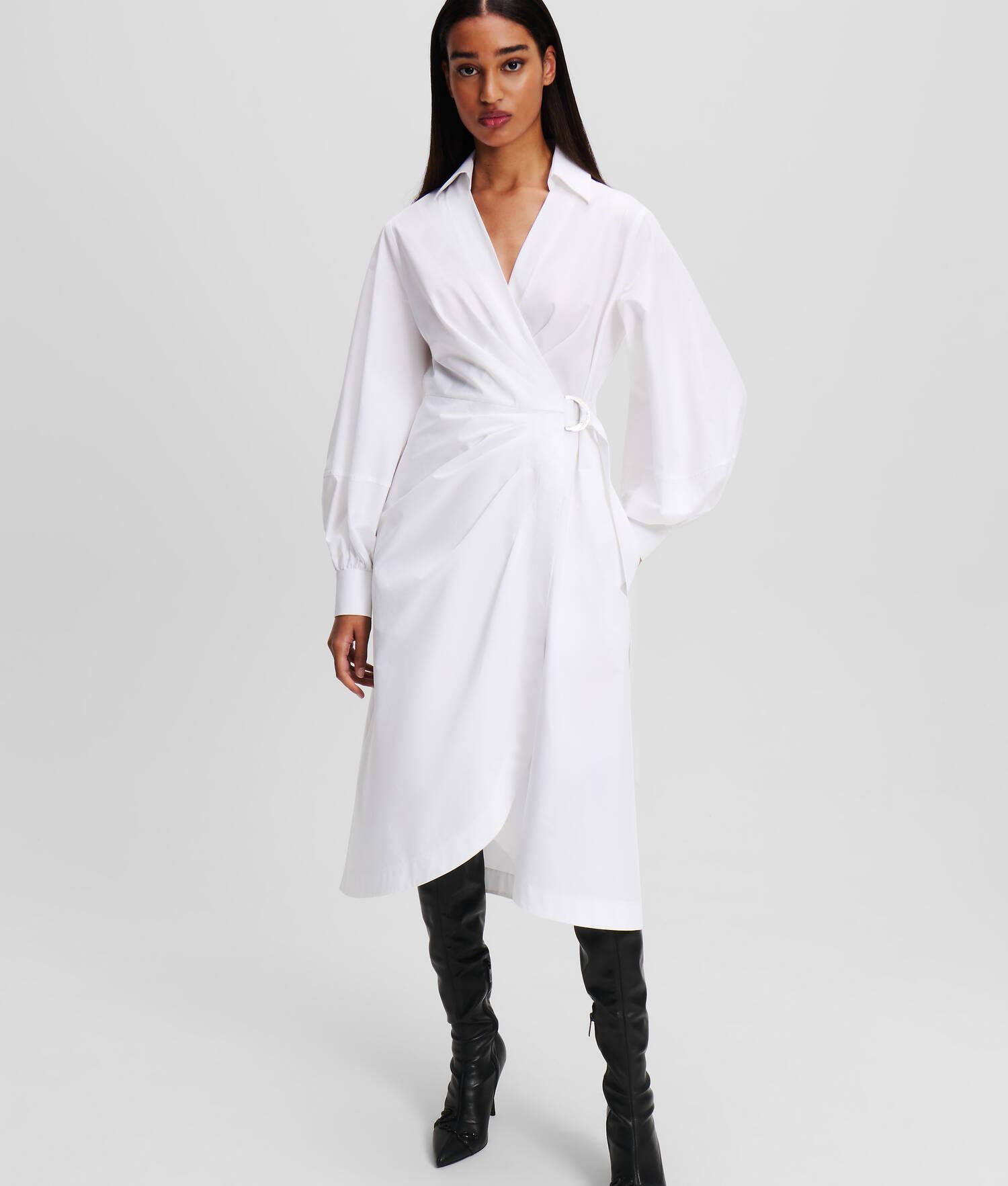 WRAP SHIRT DRESS Product Image