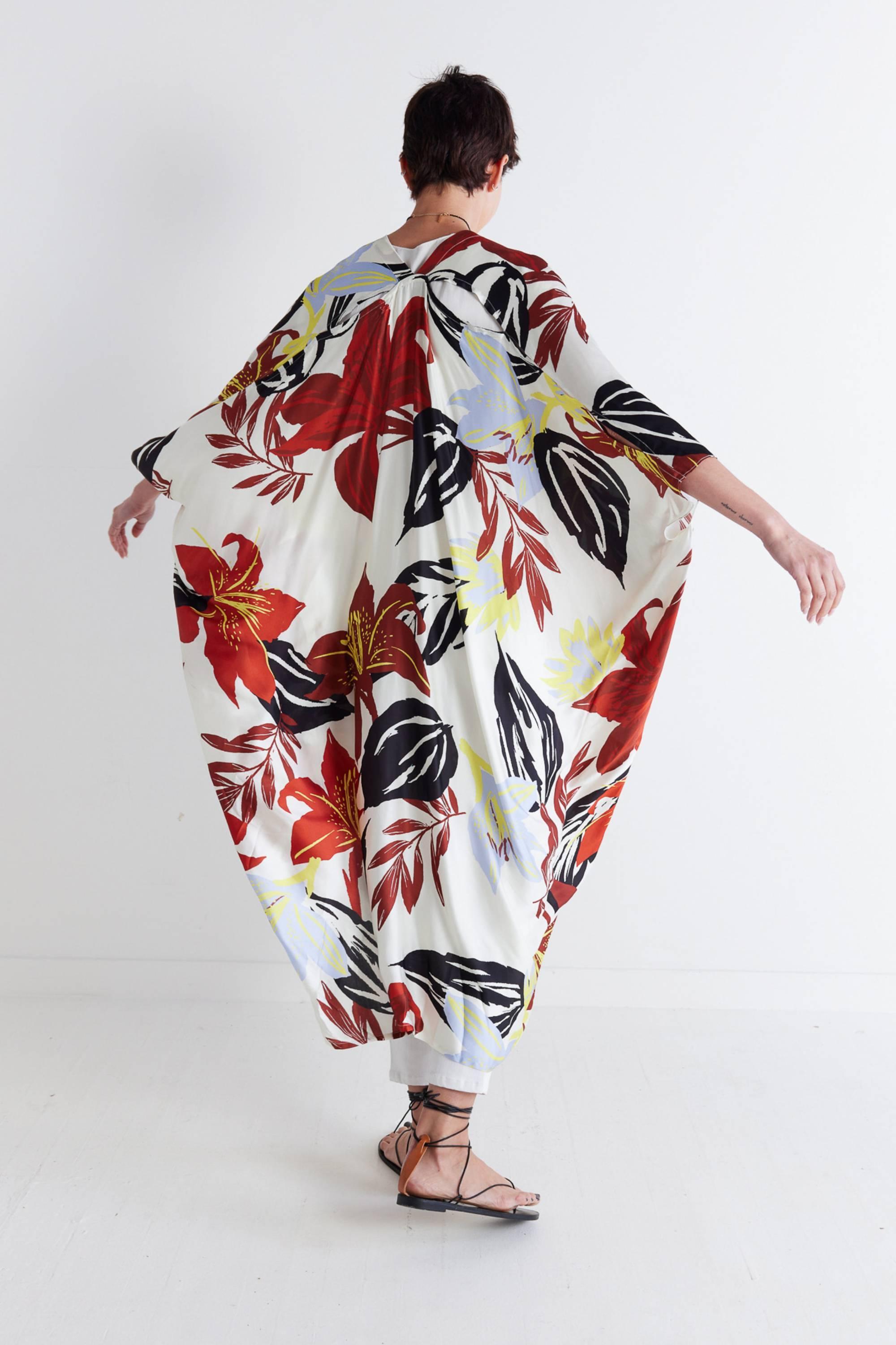 The Floral Long Duster Product Image