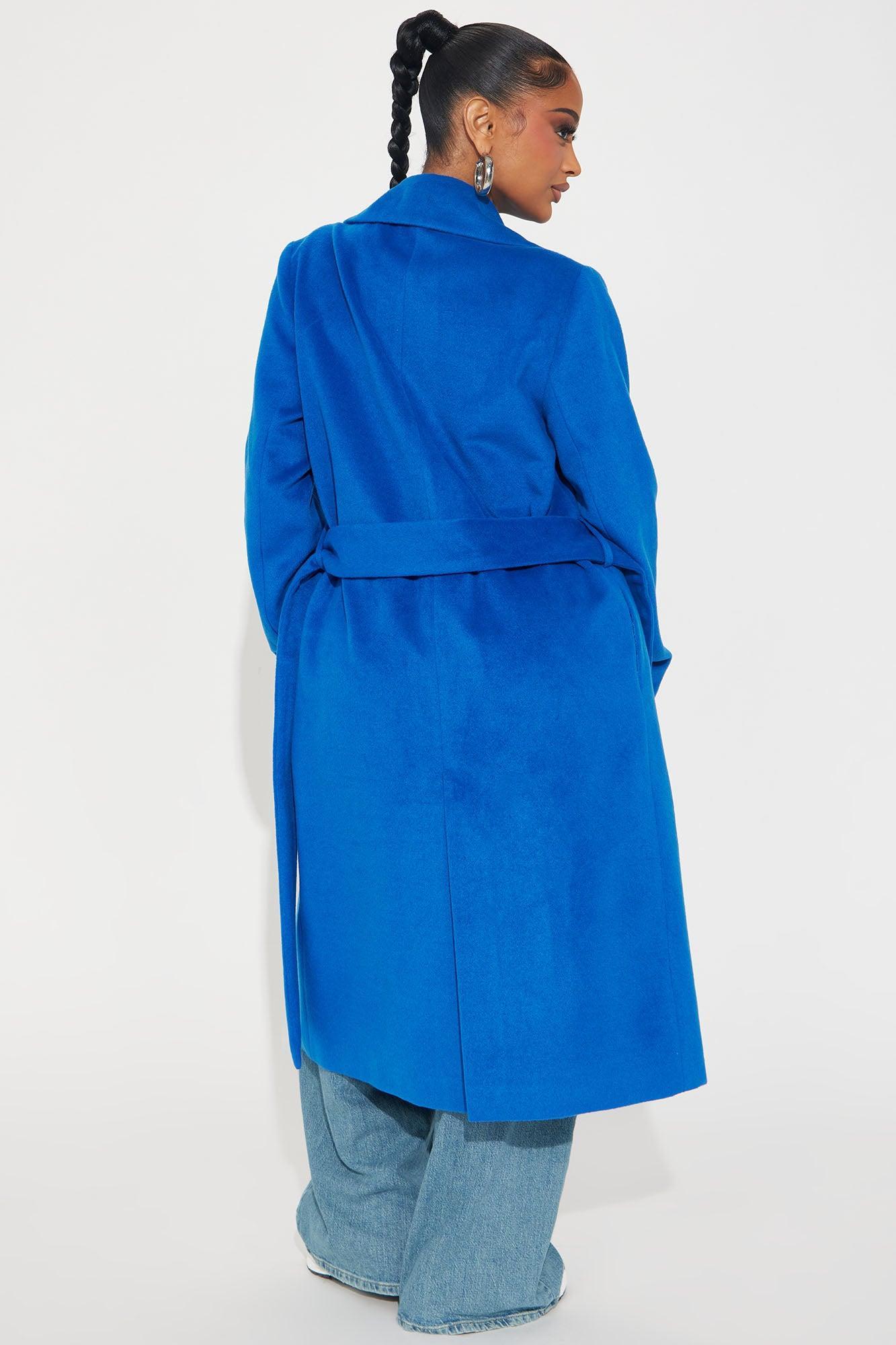 Camile Trench Coat - CobaltBlue Product Image