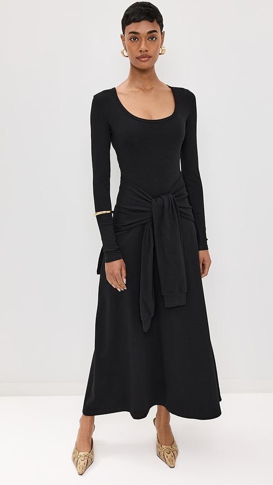 Pixie Market Sleeve Tie Long Sleeve Dress | Shopbop Product Image