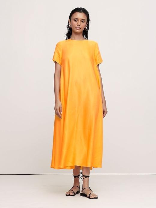 Aurelia Viscose-Hemp Maxi Dress Product Image