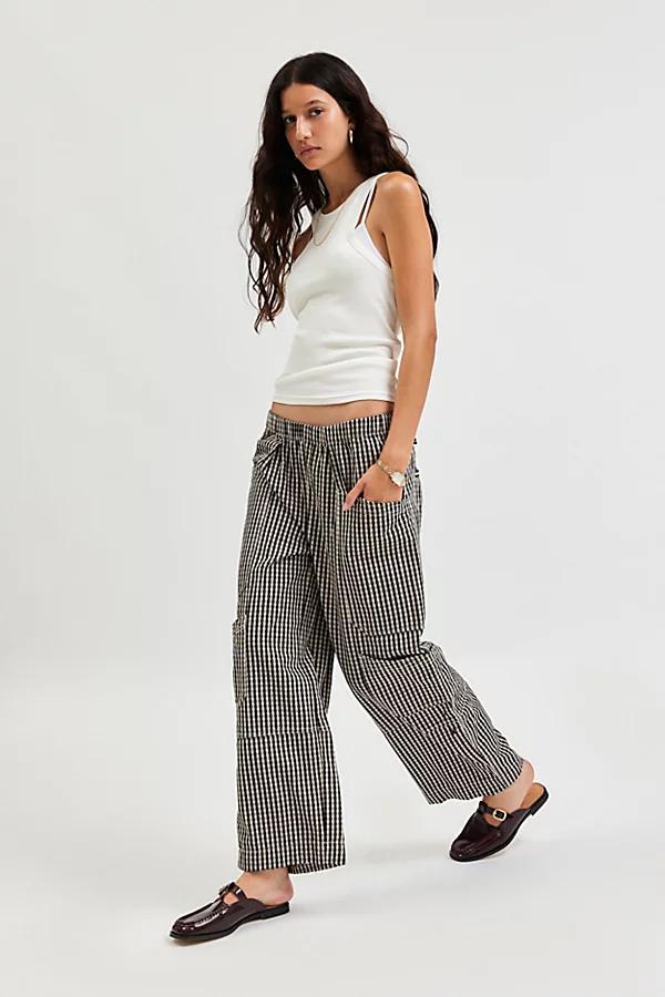 BDG Charlie Gingham Wide-Leg Pant Womens at Urban Outfitters Product Image