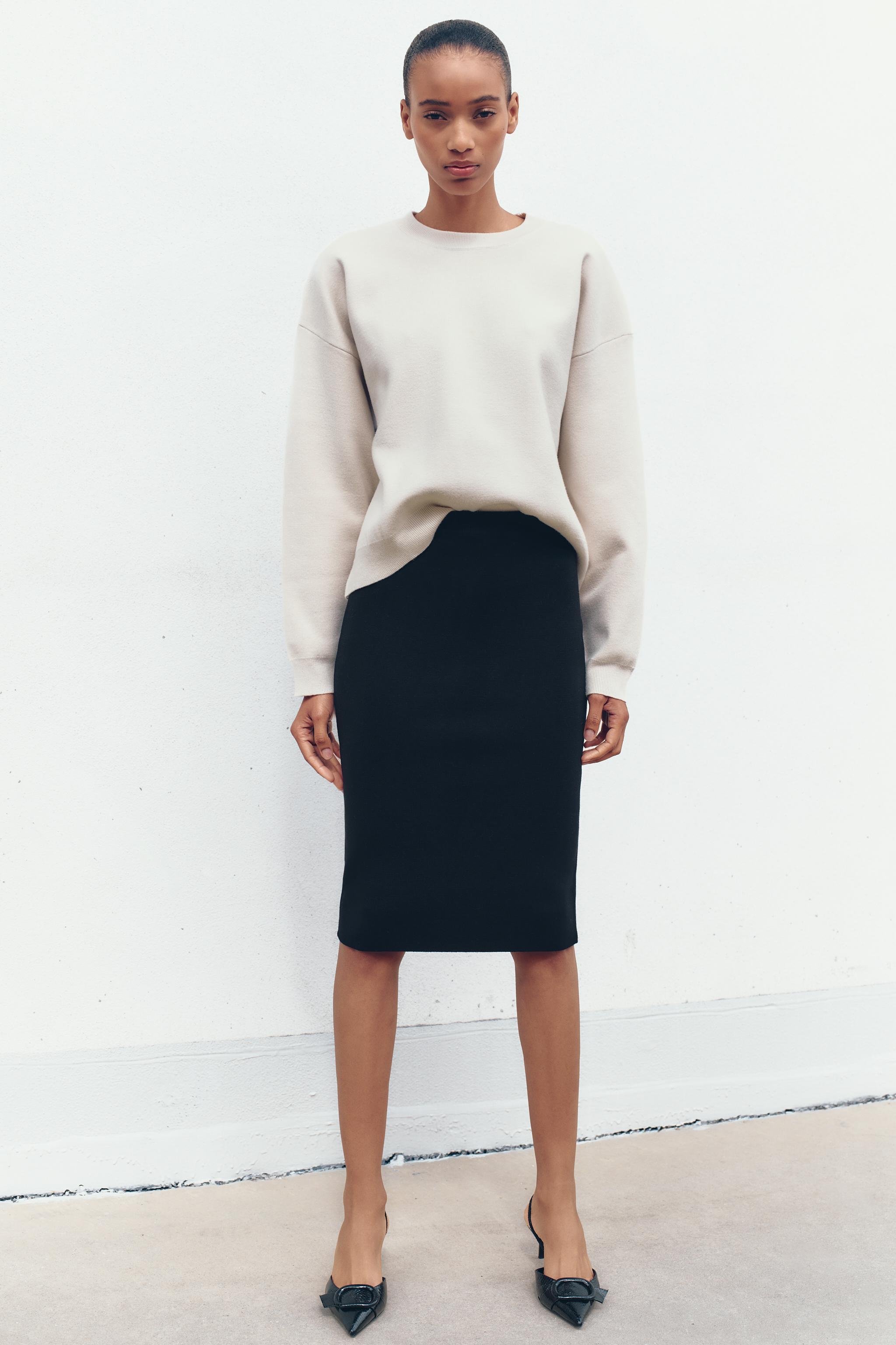 KNIT MIDI SKIRT product image