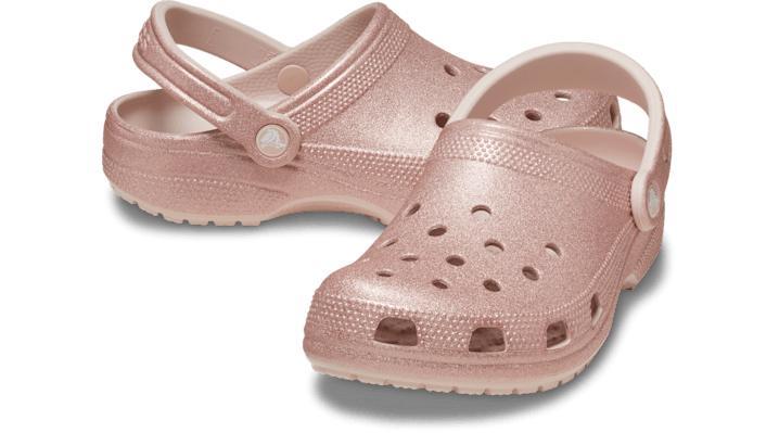 Crocs Womens Classic Glitter Clogs Product Image