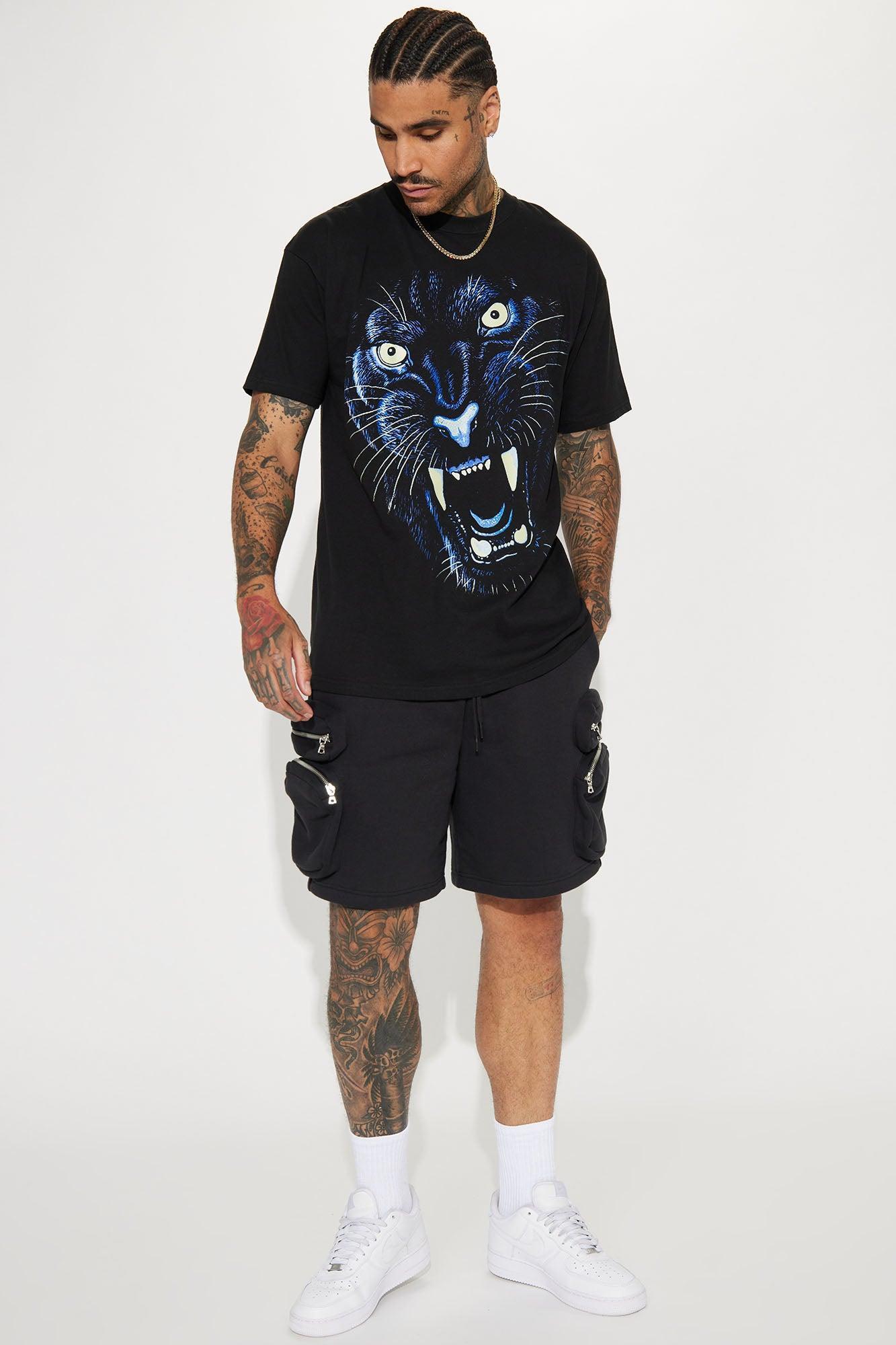 Savage Panther Short Sleeve Tee - Black Product Image