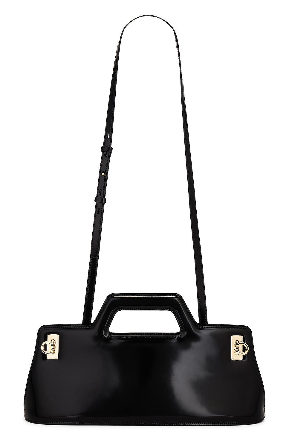 Ferragamo Wanda Bag Black.. Product Image