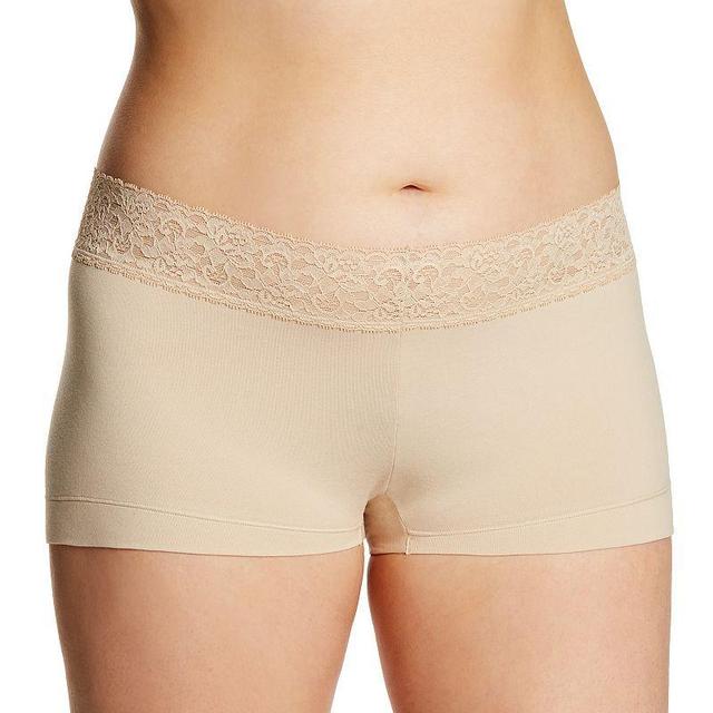 Maidenform Dream Cotton Lace-Trim Boyshort Underwear 40859, Womens Product Image