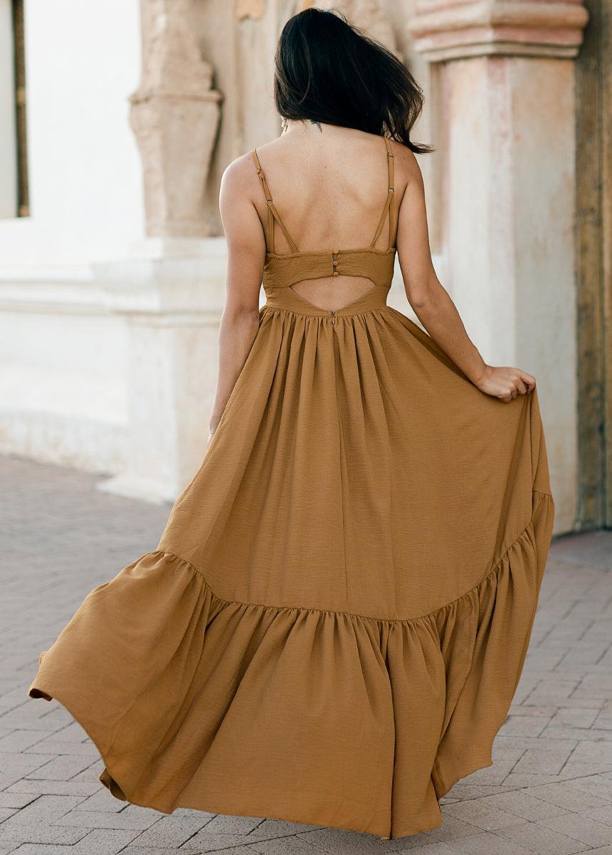 Mala Maxi Dress in Cumin Product Image