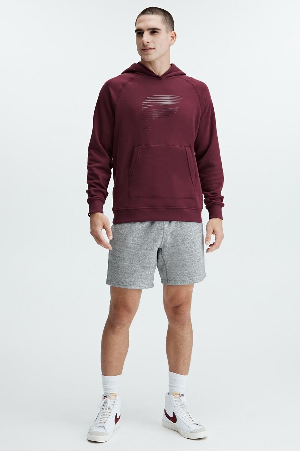 Fabletics Men The Lounger male Cranberry Stripe Size Osfm Product Image