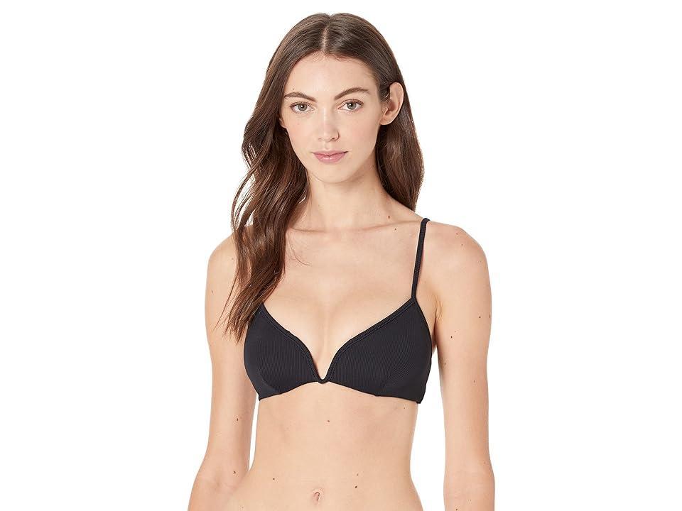 LSPACE Helena Bikini Top in Green. Product Image