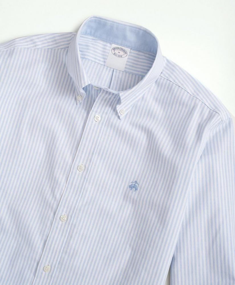 Stretch Non-Iron Oxford Button-Down Collar, Bengal Stripe Sport Shirt Product Image