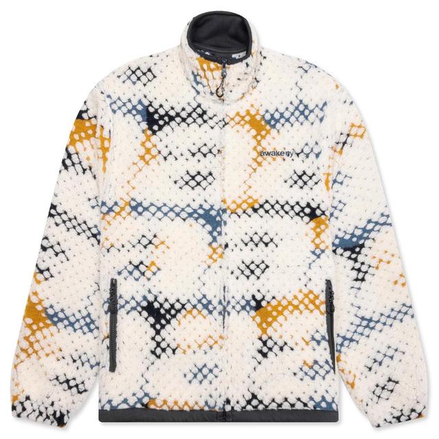 Printed "A" Fleece Zip Jacket - Multi Male Product Image