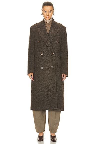 Acne Studios Long Coat in Taupe Product Image