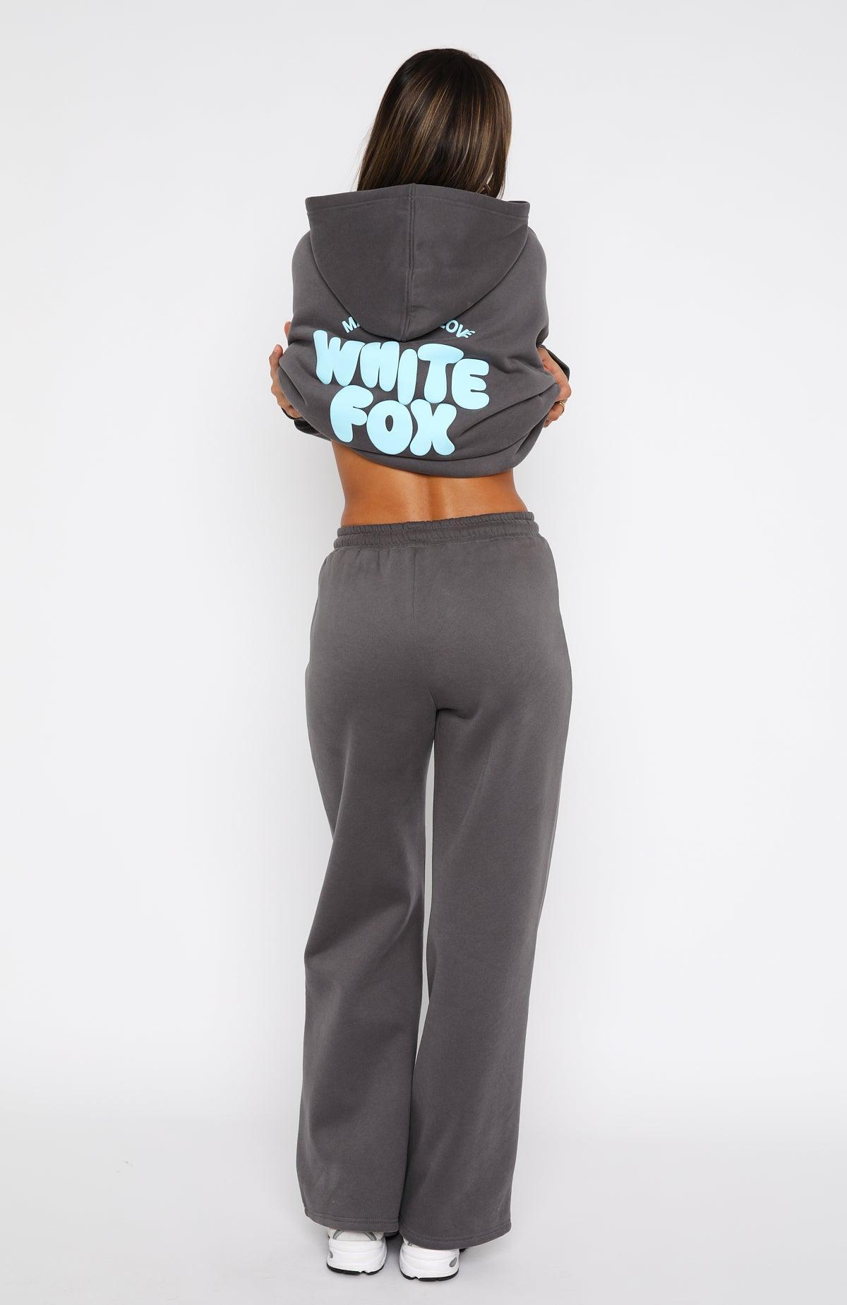 With Love For You Wide Leg Sweatpants Volcanic Product Image