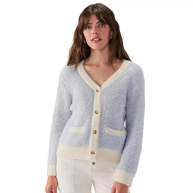 Womens Modern Supply by Sanctuary Colorblock Cardigan Sweater Product Image