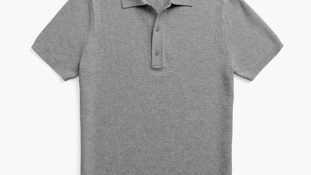 Taupe Heather Men's Atlas Short Sleeve Knit Polo Product Image