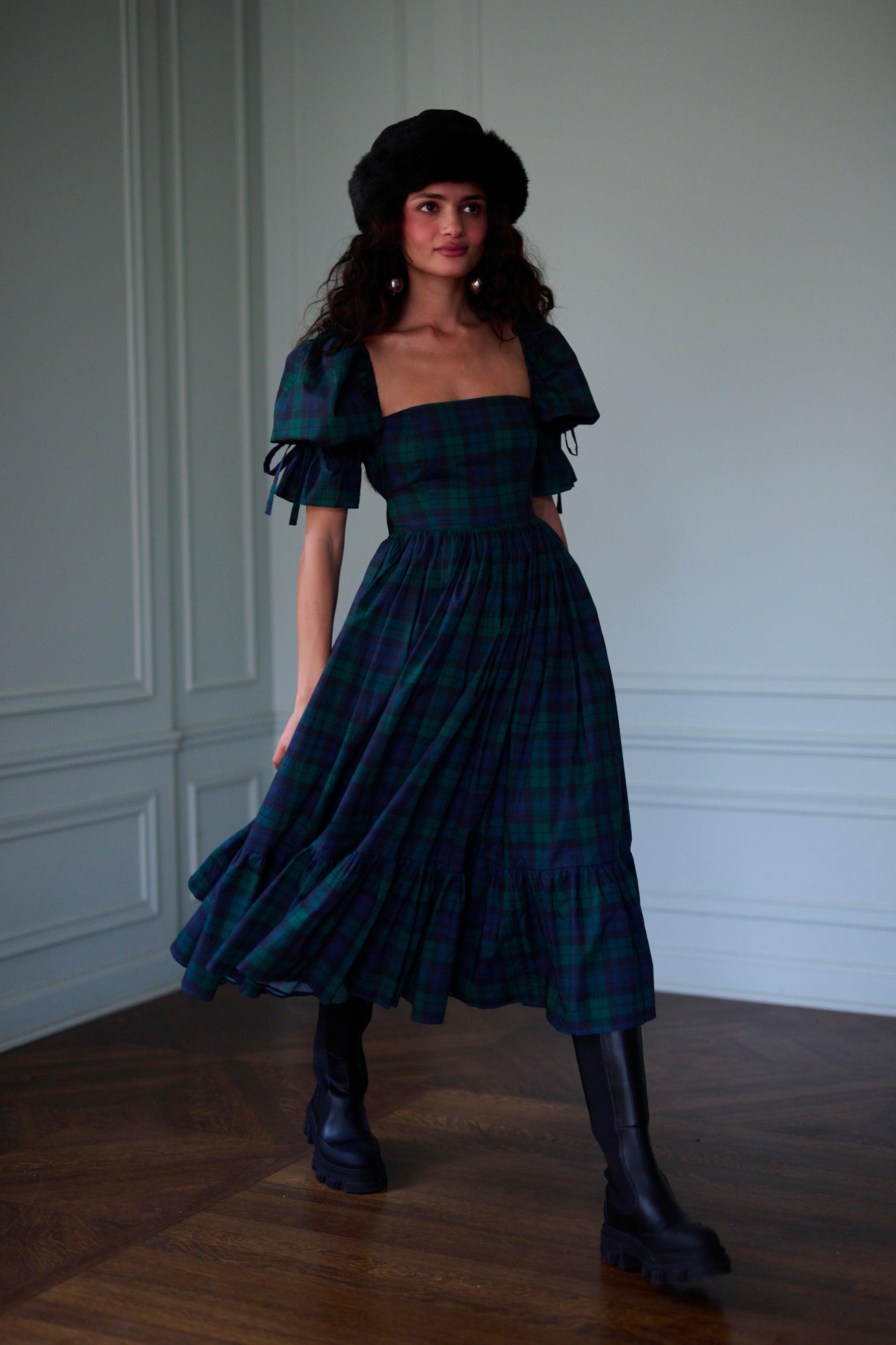 The Scotland Plaid Market Dress Product Image