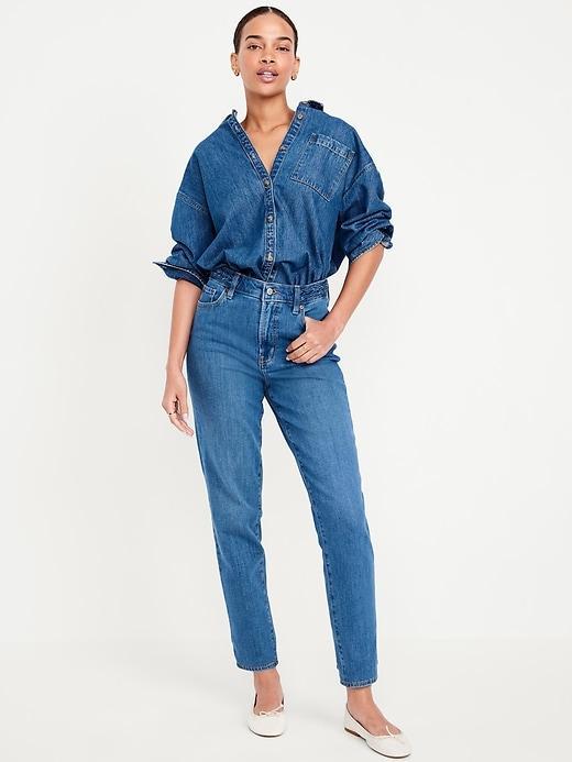 High-Waisted OG Straight Ankle Jeans Product Image