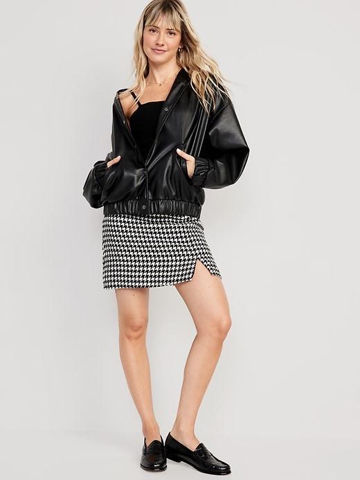 High-Waisted Mini Skirt Product Image