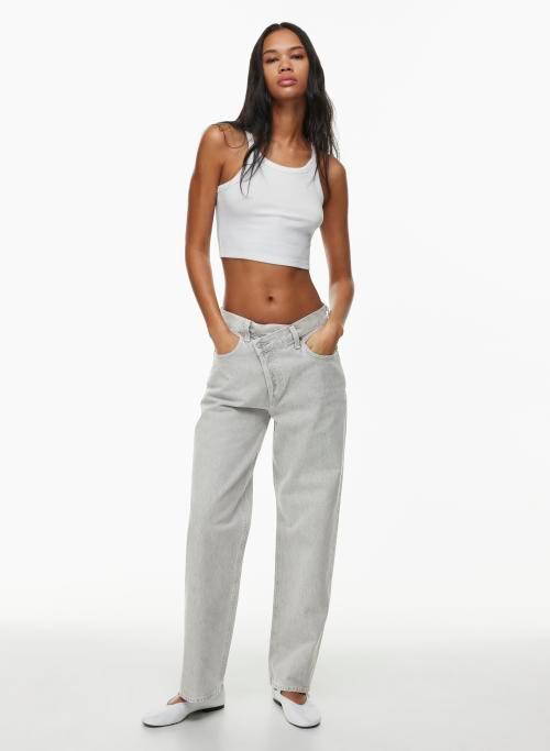 criss cross upsized jean Product Image