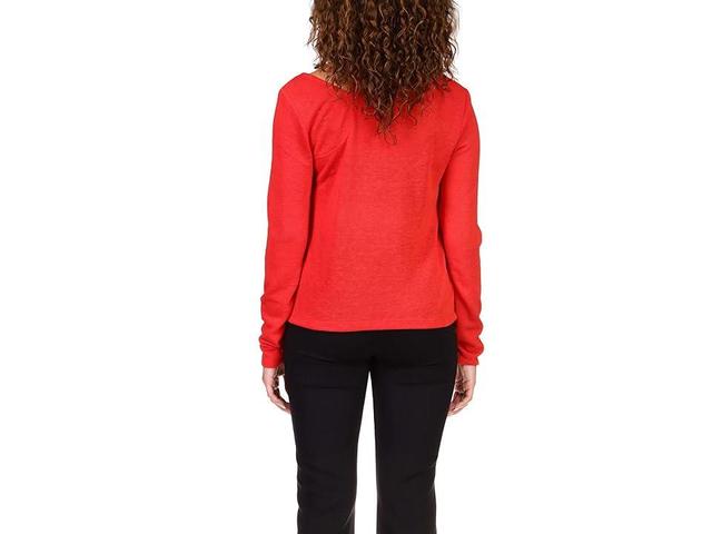 Sanctuary Date Night Knit Top (Rouge) Women's Clothing Product Image