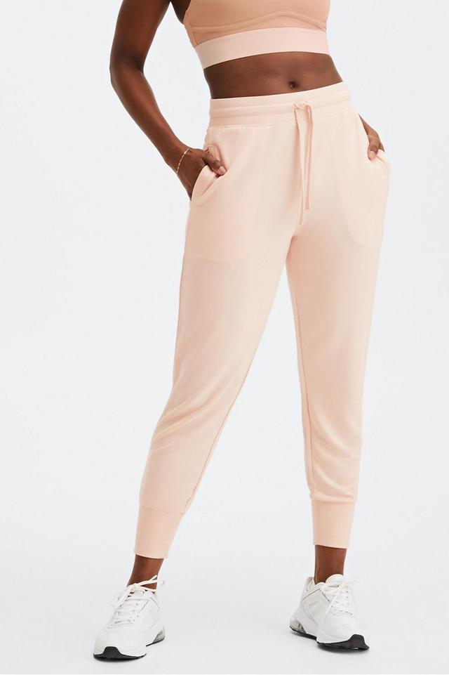 Fabletics Luxe Terry Jogger Womens pink Size M Product Image