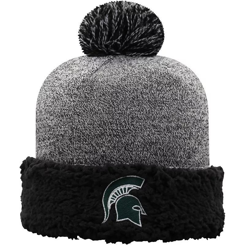 Womens Top of the World Michigan State Spartans Snug Cuffed Knit Hat with Pom Product Image