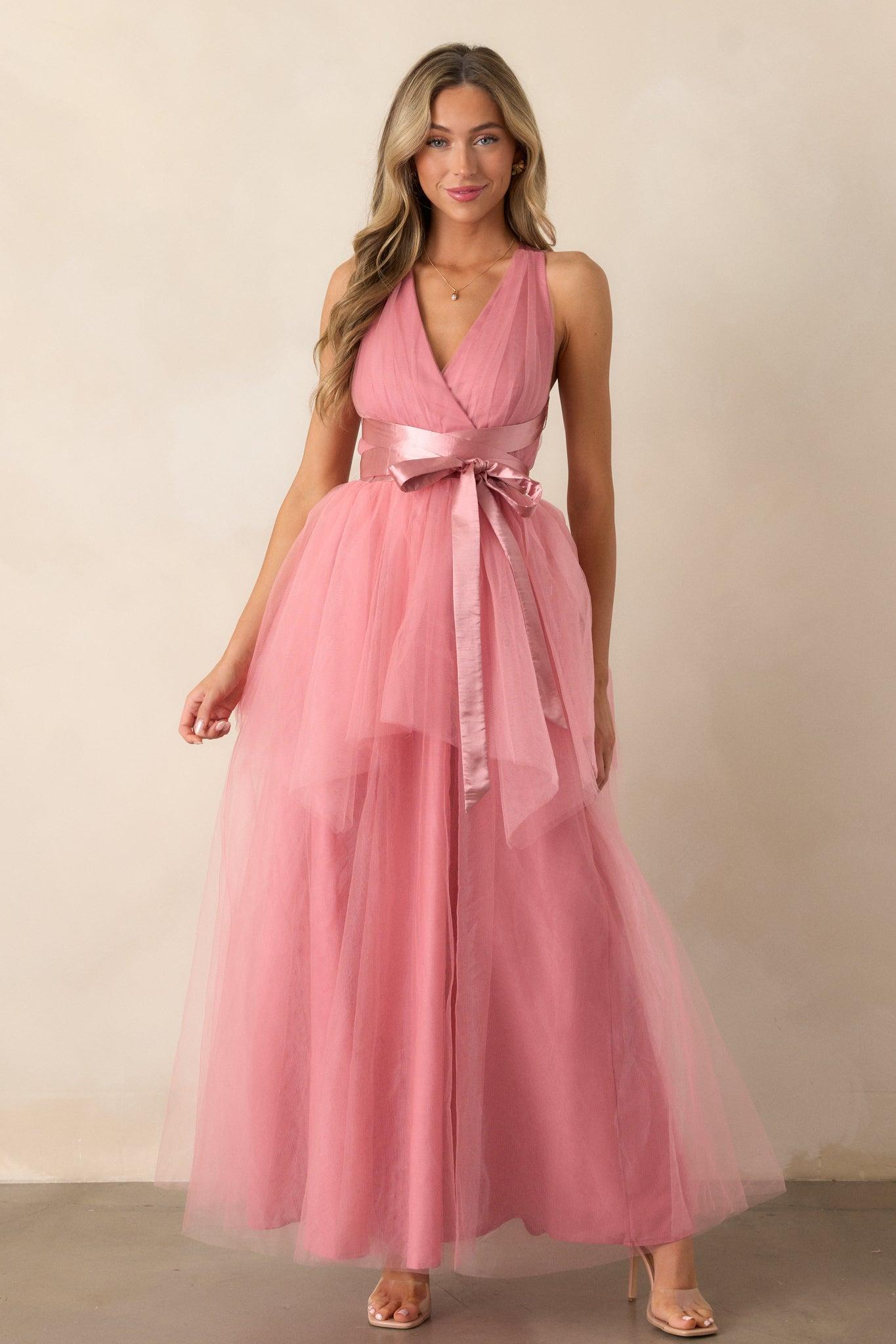 Graceful Movements Rose Maxi Dress Product Image