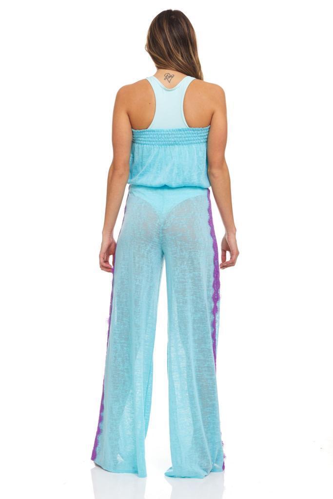 Strapless Lace Trim Jumpsuit Product Image