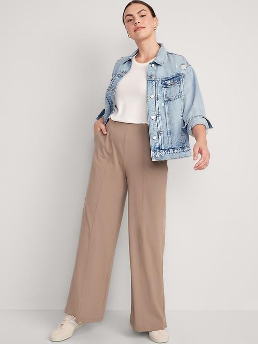 High-Waisted PowerSoft Wide-Leg Pants Product Image