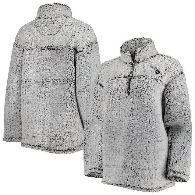 Womens G-iii 4Her by Carl Banks Gray Tennessee Titans Sherpa Quarter-Zip Jacket Product Image