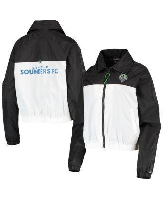 Womens The Wild Collective Black Seattle Sounders Fc Anthem Full-Zip Jacket Product Image