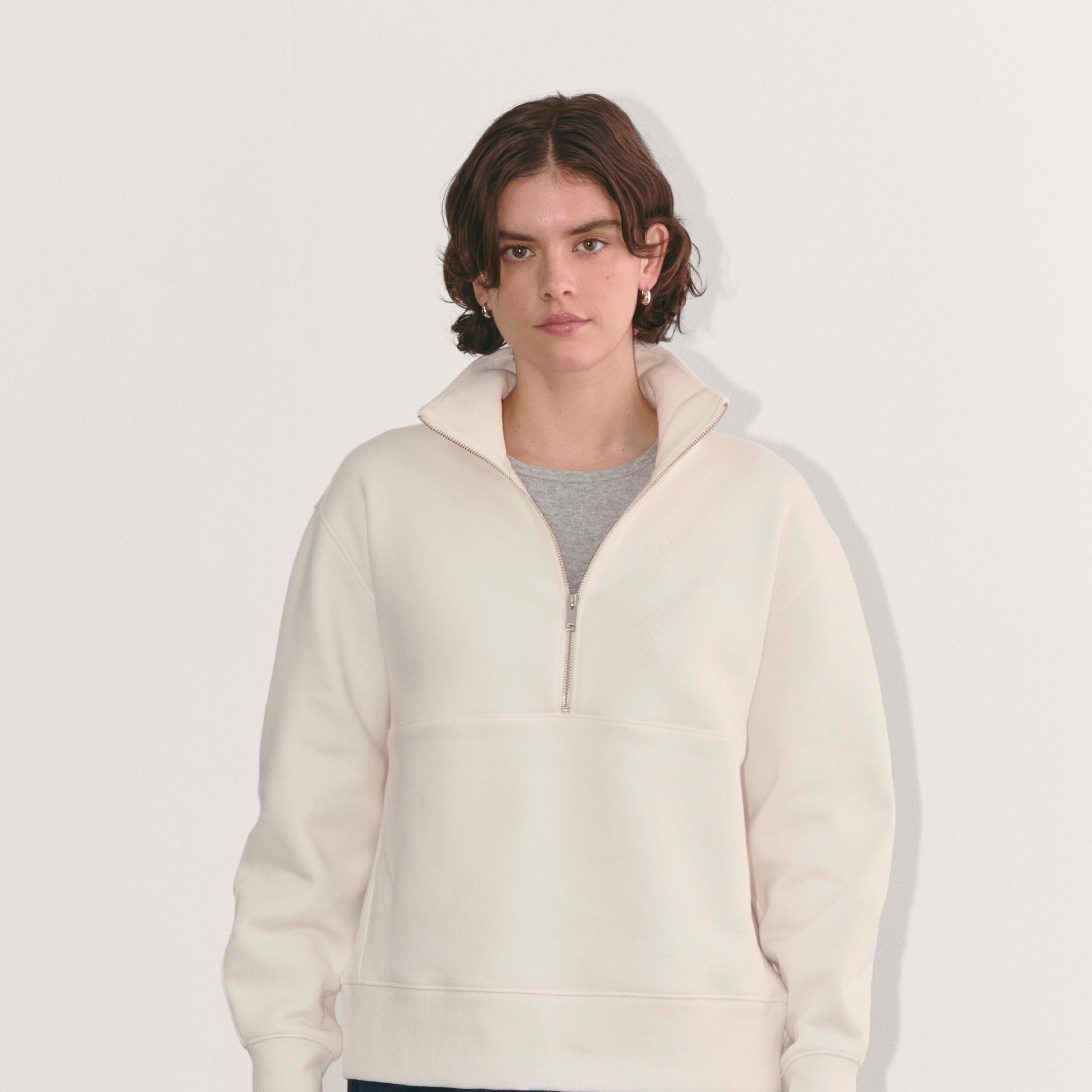 The Laid-Back Half-Zip Sweatshirt Product Image