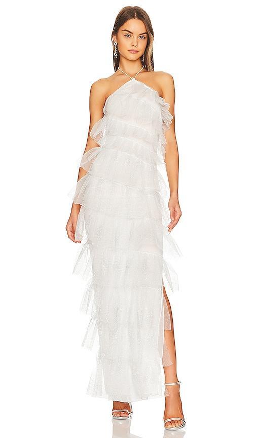 The Bar Henri Gown in White. Product Image