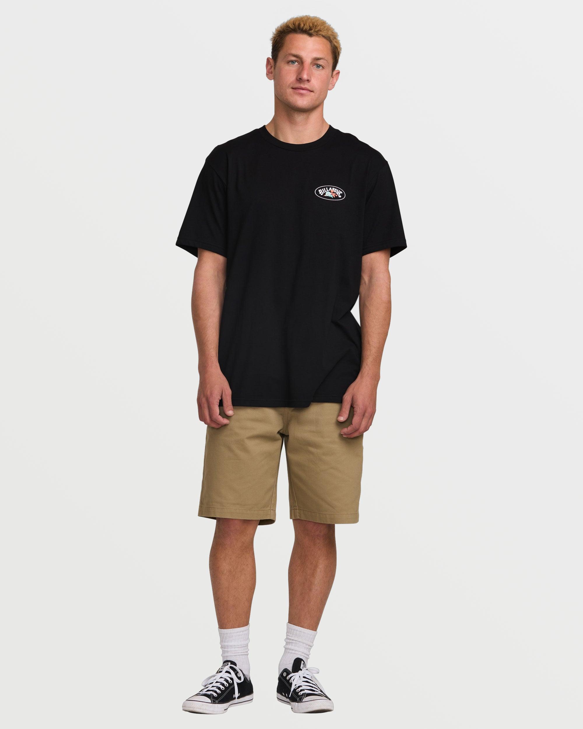 Orbit Arch Premium Short Sleeve Tee - Black Male Product Image