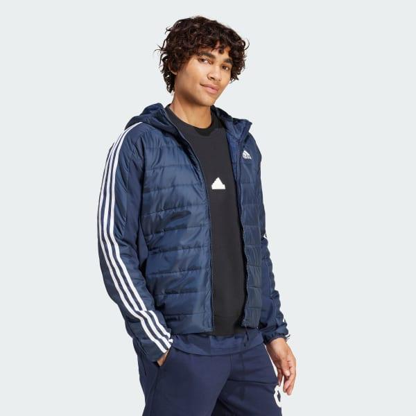 Essentials 3-Stripes Insulated Hooded Hybrid Jacket Product Image