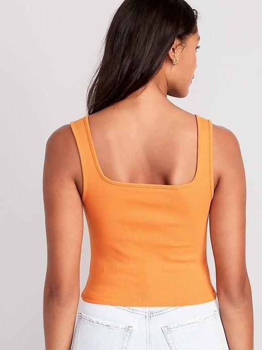 Ultra-Crop Rib-Knit Tank Top Product Image